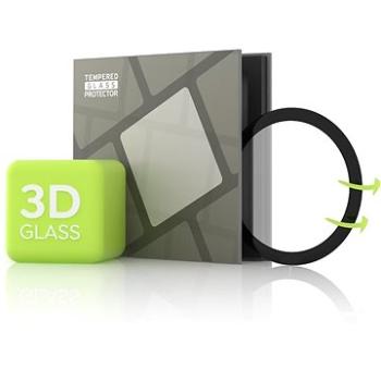 Tempered Glass Protector na Samsung Watch Active – 3D GLASS, Čierne (TGR-SGWA-BL) + ZDARMA Čistiaca utierka MOSH