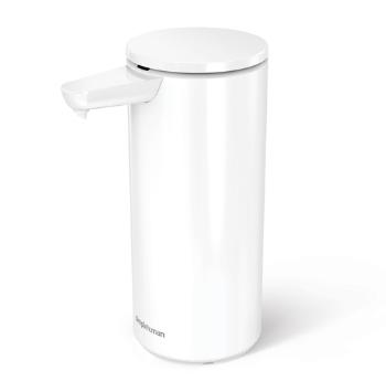 Bezdotykový dávkovač mydla Simplehuman 414 ml dobíjacia biela oceľ SHST1075