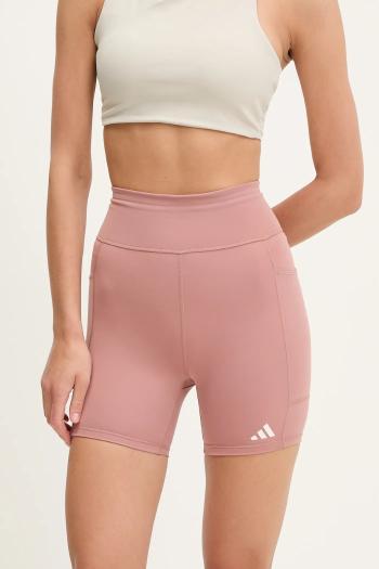 Bežecké šortky adidas Performance Own The Run oranžová farba, jednofarebné, stredne vysoký pás, JI5666
