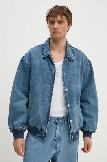 Rifľová bunda Levi's pánska, prechodná, oversize, A8561