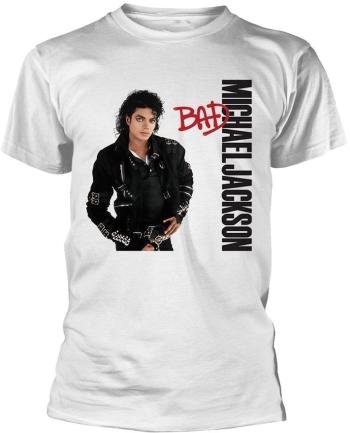 Michael Jackson Tričko Bad White XL