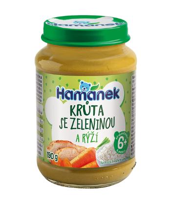 HAMÁNEK Morka s gratinovanou zeleninou a ryžou 190 g