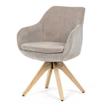 Jedálenská stolička Autronic 59x82 cm hnedá látka HC-D7186 BGE2