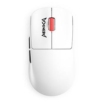 Myš Marvo MONKA PRIME, bílá, optika, 26000DPI, Tri-Mode