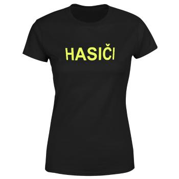 Tričko Hasiči - nápis (Veľkosť: M, Typ: pre ženy)
