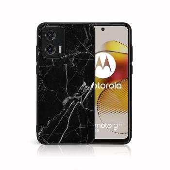 MY ART Ochranný kryt pre Motorola Moto G73 5G BLACK MARBLE (142)