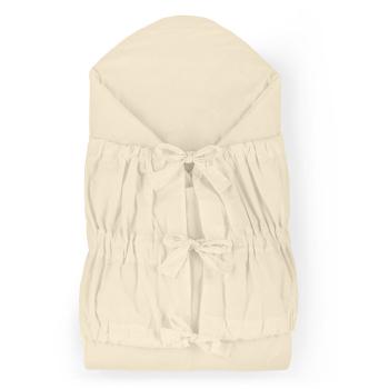 PETITE&MARS Zavinovačka šnurovacia Nurse s pevnou kokosovou vložkou Light Beige 75x75 cm
