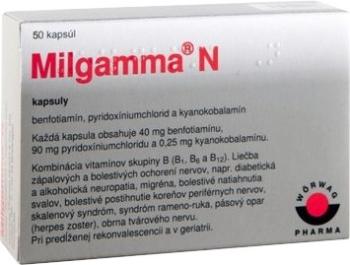 MILGAMMA N trojkombinacia vitaminov 50 kapsúl