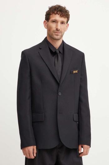 Sako Versace Jeans Couture pánska, čierna farba, 77GAQ703 N0357