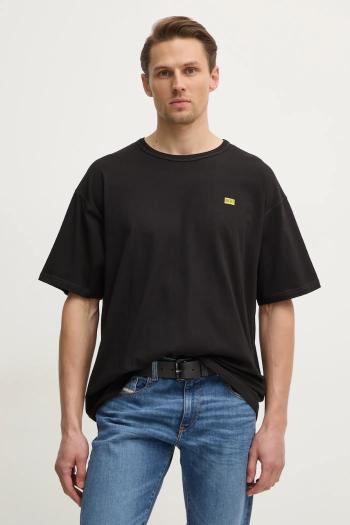 Bavlnené tričko Diesel T-BOXT-R30 T-SHIRT pánsky, čierna farba, jednofarebný, A16400.0QIAM