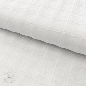 Madeira embroidery DOBBY Square white