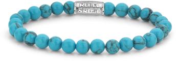 Rebel&Rose Brățară din mărgele Turquoise desfătare RR-60015-S 19 cm - L