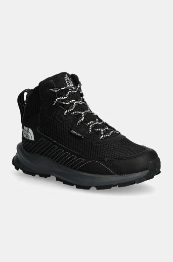 Detské topánky The North Face FASTPACK HIKER MID WP čierna farba, NF0A7W5VKX71