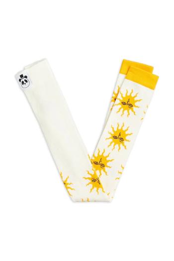 Detské legíny Mini Rodini Sun biela farba, vzorované, 2566010711