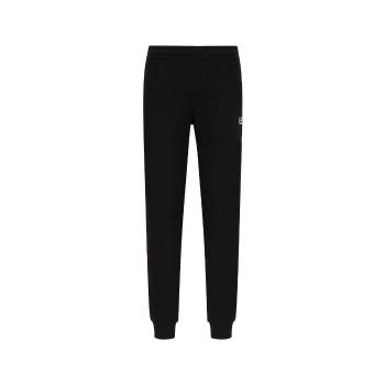 Ea7 Emporio Armani  Logo Series Cotton Blend Joggers Black  Tepláky/Vrchné oblečenie Čierna