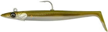 Savage gear gumová nástraha sandeel v2 sinking khaki 2+1 - 14 cm 33 g