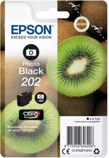 Tintapatron Epson 202 Claria Premium fotófekete