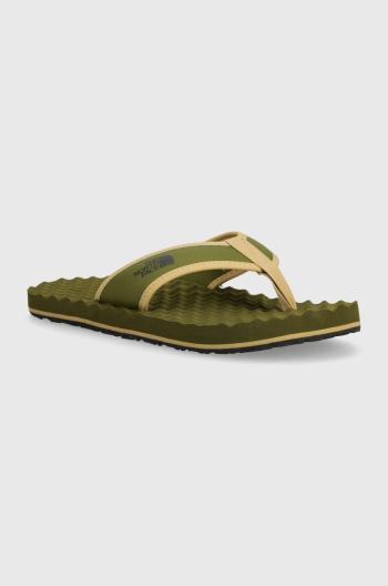 Žabky The North Face BASE CAMP FLIP-FLOP II pánske, zelená farba, NF0A47AA3I01