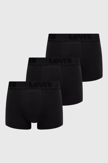 Boxerky Levi's 37149.0296-black, pánske, čierna farba