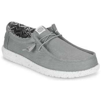 HEYDUDE  Wally Stretch Canvas  Slip-on Šedá