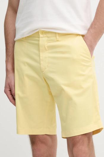 Šortky Tommy Hilfiger pánske, žltá farba