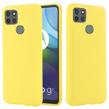 RUBBER Gumený kryt Motorola Moto G9 Power  žltý