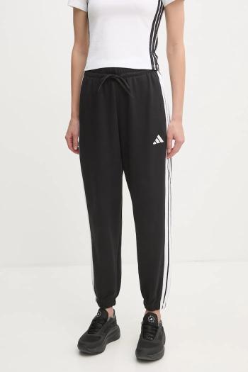Tepláky adidas Essentials čierna farba, s nášivkou, JE1276