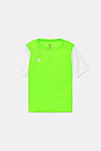 Detské tričko adidas Performance zelená farba, jednofarebné, GH1663