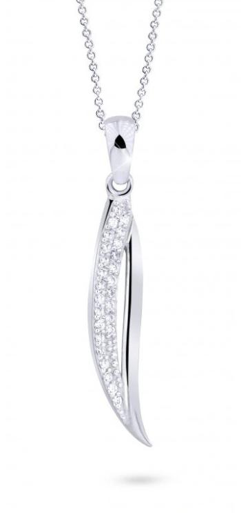 Cutie Jewellery Trblietavý prívesok z bieleho zlata so zirkónmi Z8047-40-10-X-2