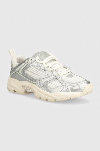 Tenisky Tommy Jeans TJW ARCHIVE RETRO RUNNER strieborná farba, EN0EN02673