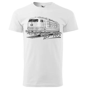 Tričko BR – 103 - PEN (Veľkosť: 4XL, Typ: pre mužov, Farba tričká: Biela)