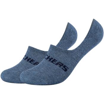 Skechers  2PPK Mesh Ventilation Footies Socks  Kotníkové ponožky Modrá