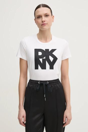 Tričko Dkny dámske, biela farba, P5AHSWNA