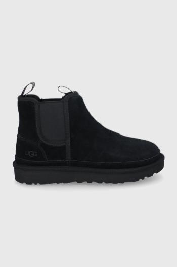 Topánky Chelsea UGG 1121644.BLK-BLK, pánske, čierna farba