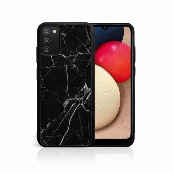 MY ART Ochranný obal Samsung Galaxy A02s -BLACK MARBLE (142)