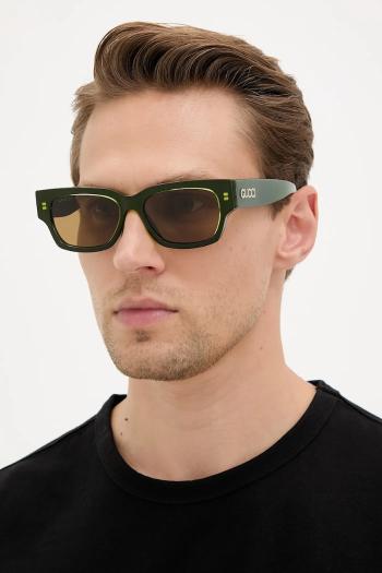 Slnečné okuliare Gucci zelená farba, GG1794S