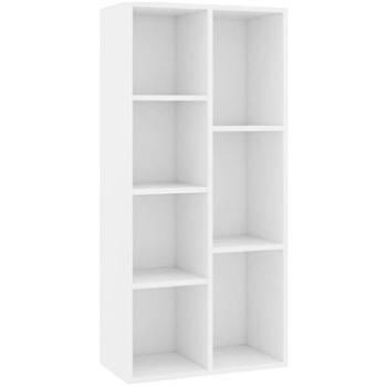Shumee biela 50 × 25 × 106 cm drevotrieska, 801107