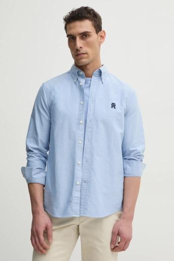 Košeľa Tommy Hilfiger pánska, regular, s golierom button-down, MW0MW39235