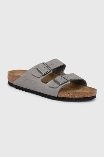 Nubukové šľapky Birkenstock Arizona šedá farba, 1020752
