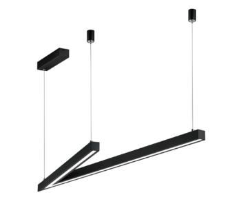 LED závesné osvetlenie Cinque Cicanto čierna 375010132