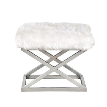 Stolička Capraz Plush White
