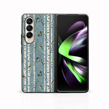 MY ART Kryt s vianočným dizajnom Samsung Galaxy Z Fold4 5G BIRCH (072)