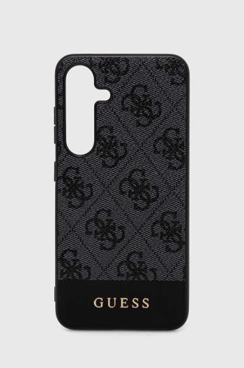 Puzdro na mobil Guess Samsung Galaxy S24 S24 S921 čierna farba, GUHCS24SG4GLGR,