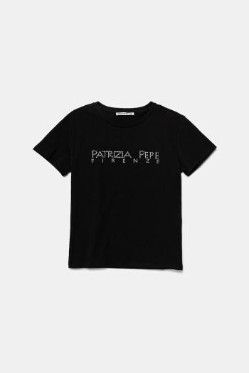 Detské tričko Patrizia Pepe K103 čierna farba, 7M0809