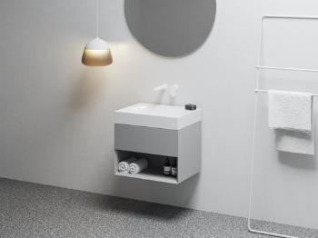 Skrinka pod umývadlo bez umývadla Ravak Lite 60x43x45 cm smoke grey X000001859