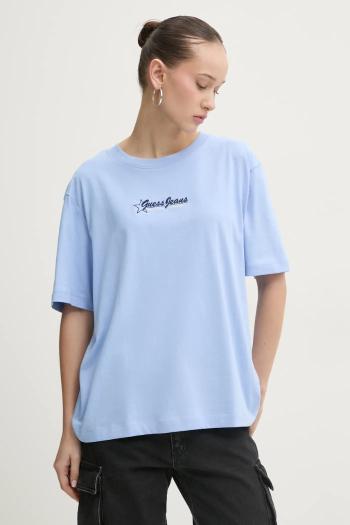 Bavlnené tričko Guess Jeans dámske, W5RI48 K8HM0