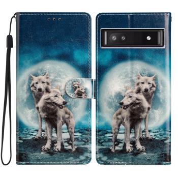 ART Peňaženkový kryt pre Google Pixel 9a TWO WOLVES
