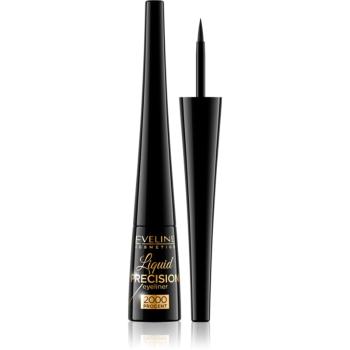 Eveline Cosmetics Liquid Precision 2000 Procent vodeodolná očná linka odtieň Black 4 ml