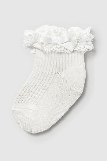 Detské ponožky Mayoral Newborn béžová farba, 9868