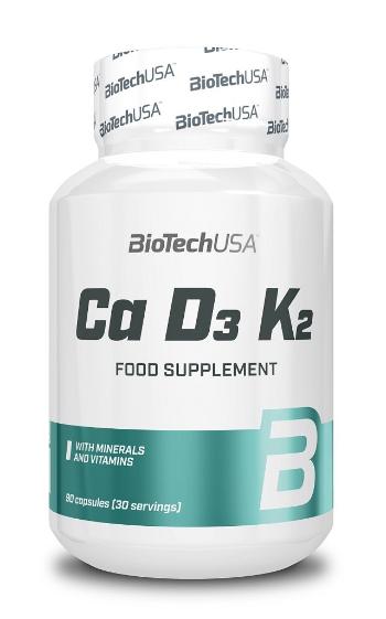 Ca D3 K2 - Biotech USA 90 kaps.